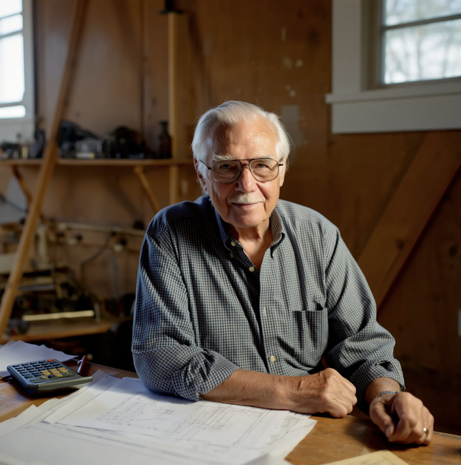 Rob Hartley, 73-year-old retired textile engineer